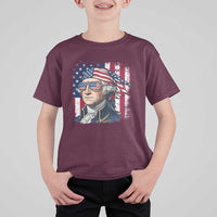 George Washington Patriotic T Shirt For Kid USA 250th Anniversary