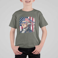 George Washington Patriotic T Shirt For Kid USA 250th Anniversary