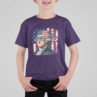 George Washington Patriotic T Shirt For Kid USA 250th Anniversary