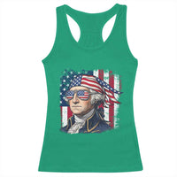George Washington Patriotic Racerback Tank Top USA 250th Anniversary