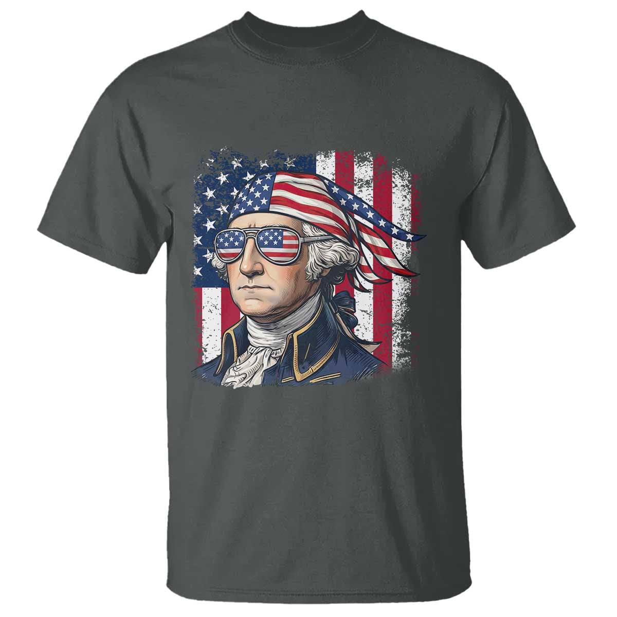 George Washington Patriotic T Shirt USA 250th Anniversary