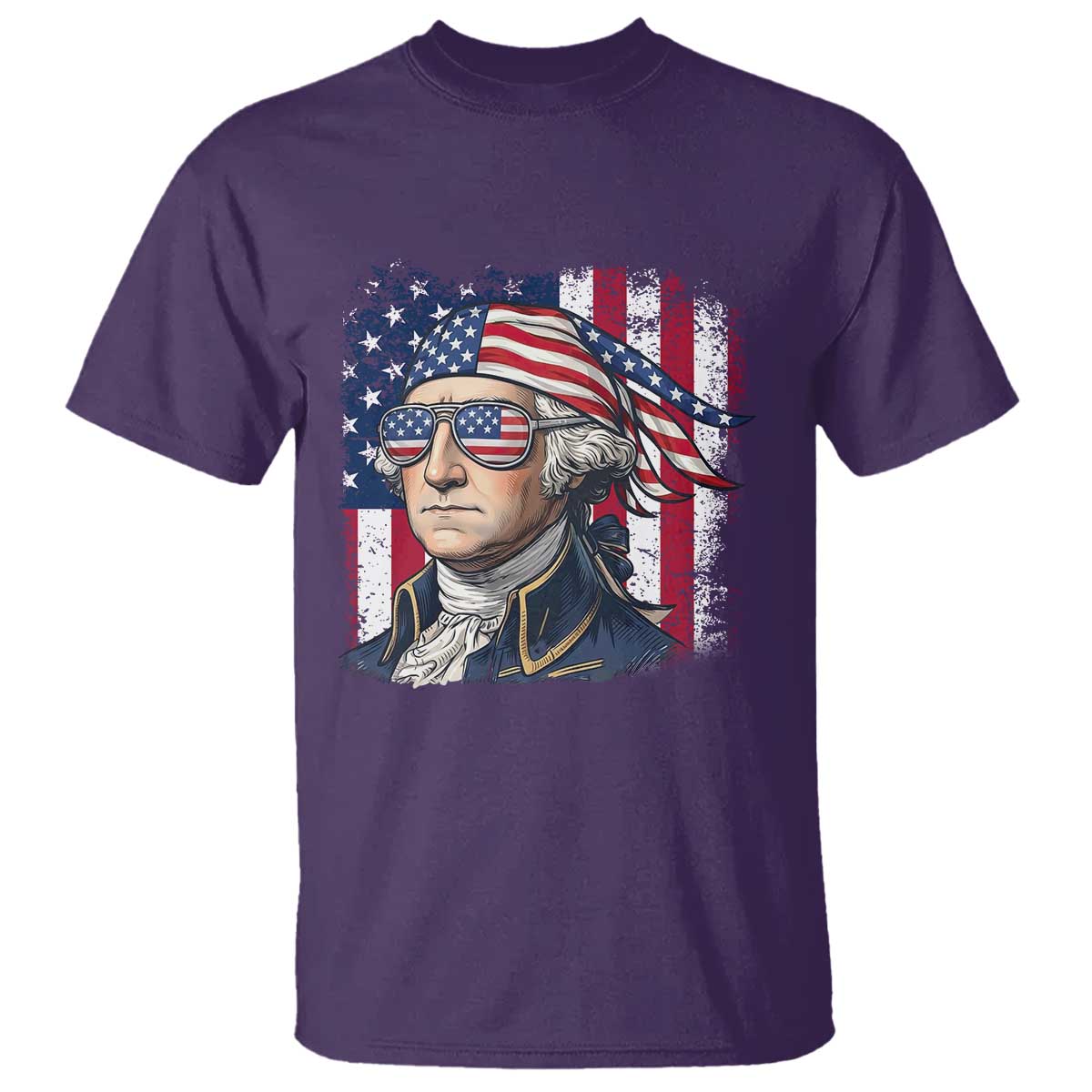 George Washington Patriotic T Shirt USA 250th Anniversary