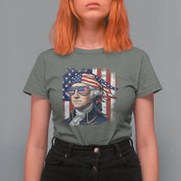 George Washington Patriotic T Shirt For Women USA 250th Anniversary