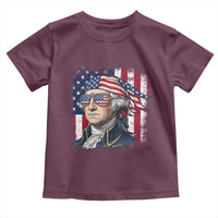 George Washington Patriotic Toddler T Shirt USA 250th Anniversary