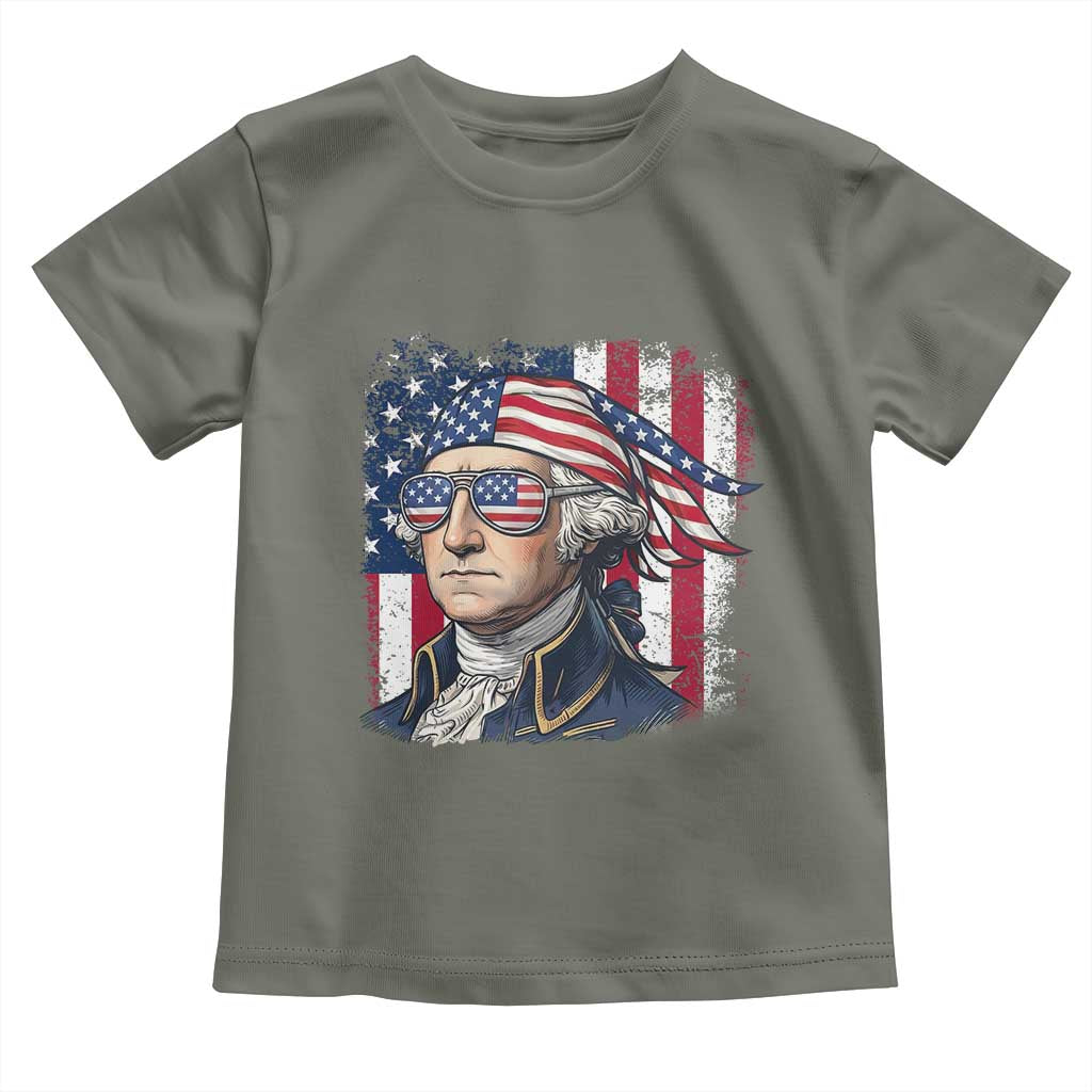 George Washington Patriotic Toddler T Shirt USA 250th Anniversary