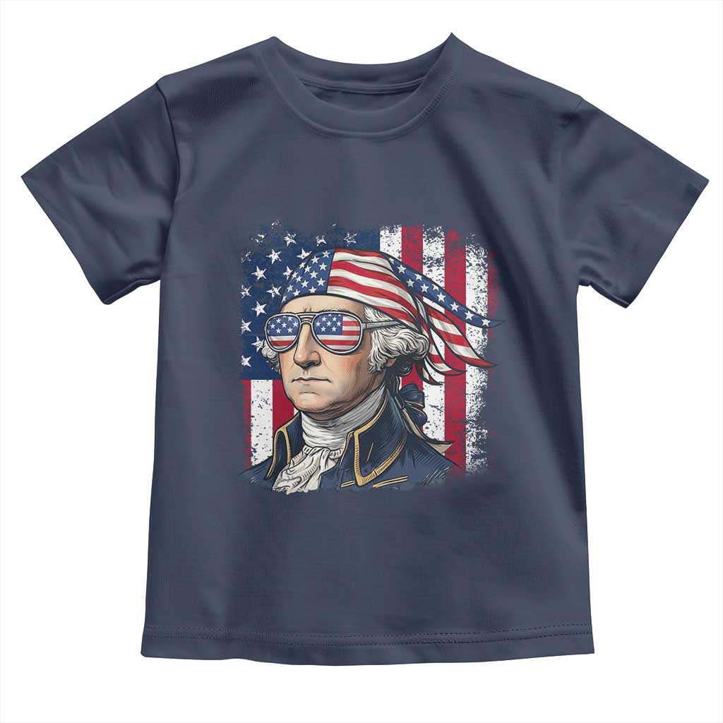 George Washington Patriotic Toddler T Shirt USA 250th Anniversary