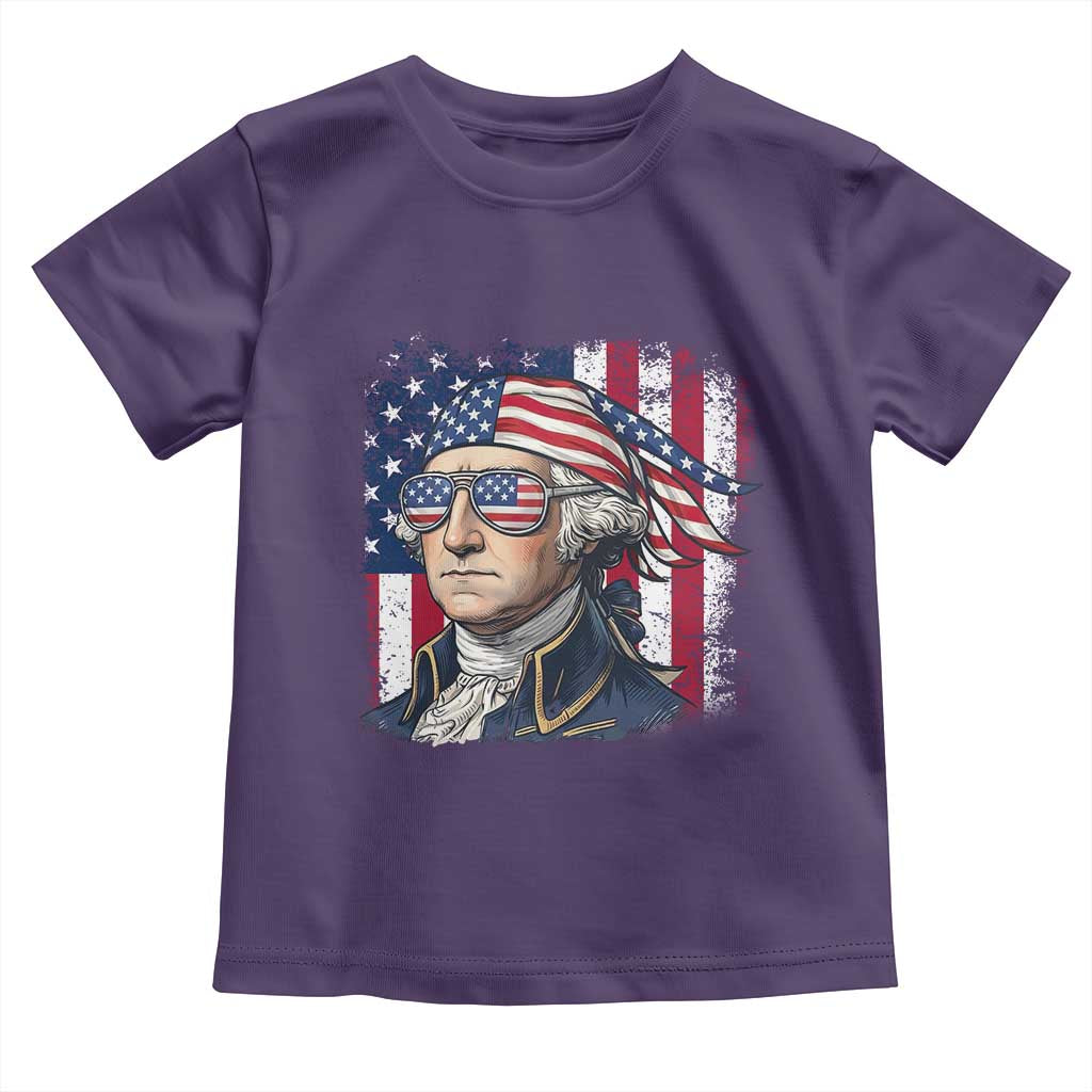 George Washington Patriotic Toddler T Shirt USA 250th Anniversary