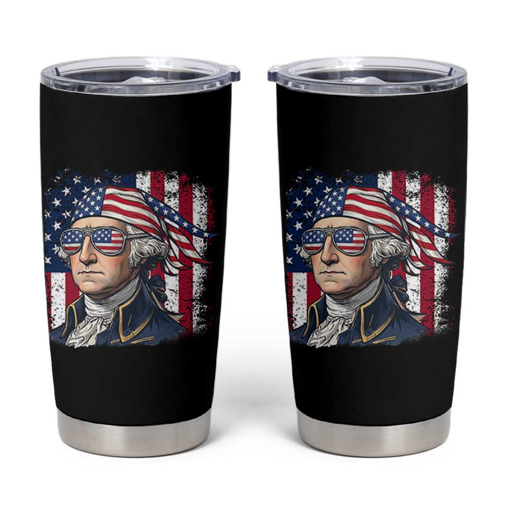 George Washington Patriotic Tumbler Cup USA 250th Anniversary