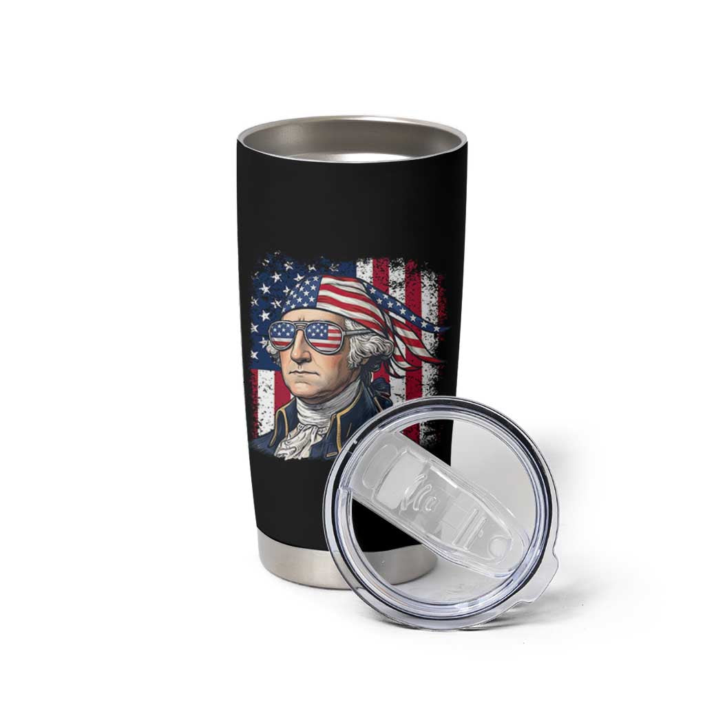 George Washington Patriotic Tumbler Cup USA 250th Anniversary