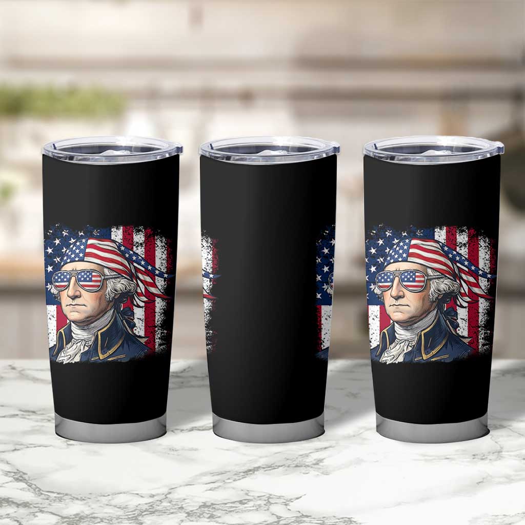 George Washington Patriotic Tumbler Cup USA 250th Anniversary