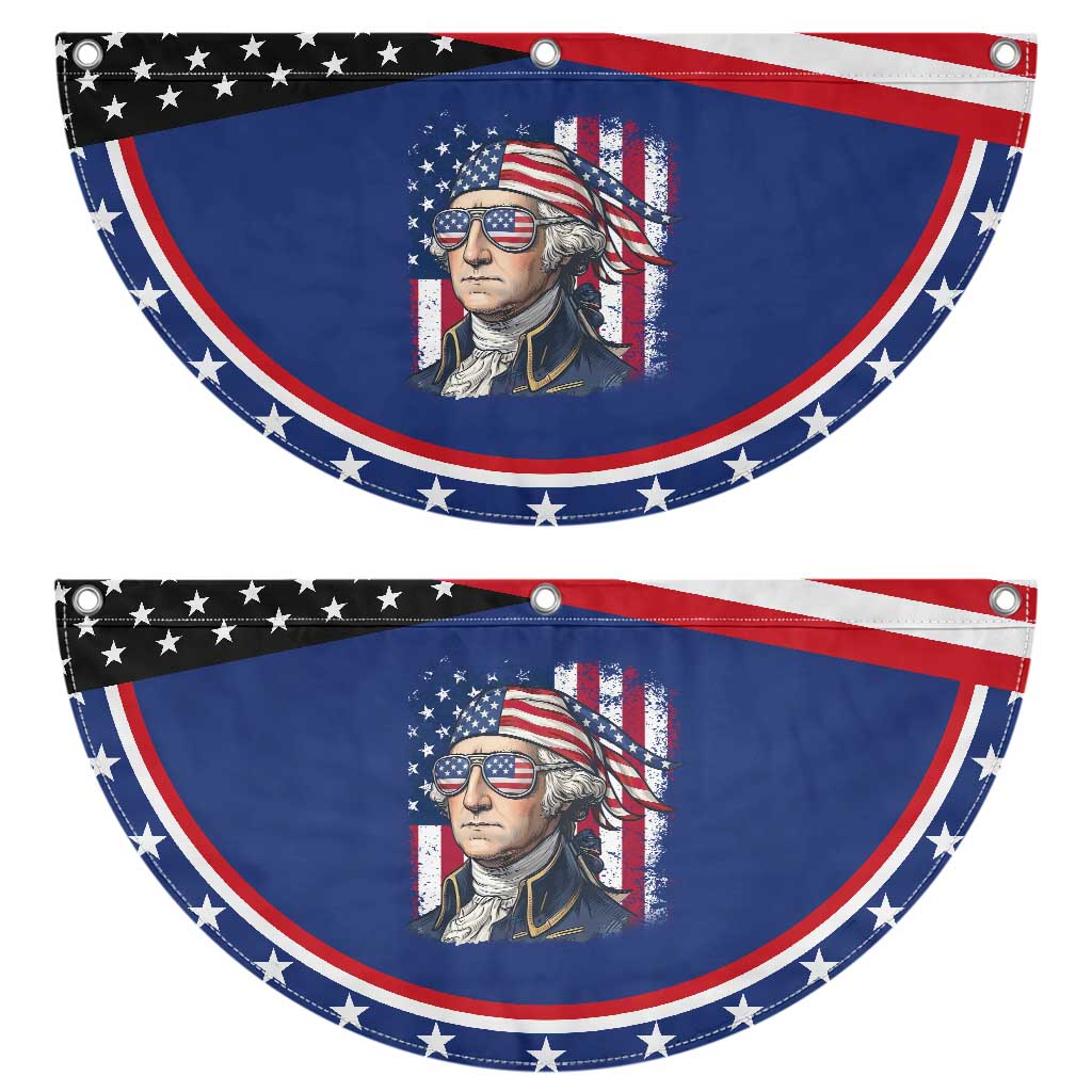 George Washington Patriotic Fan Flag USA 250th Anniversary