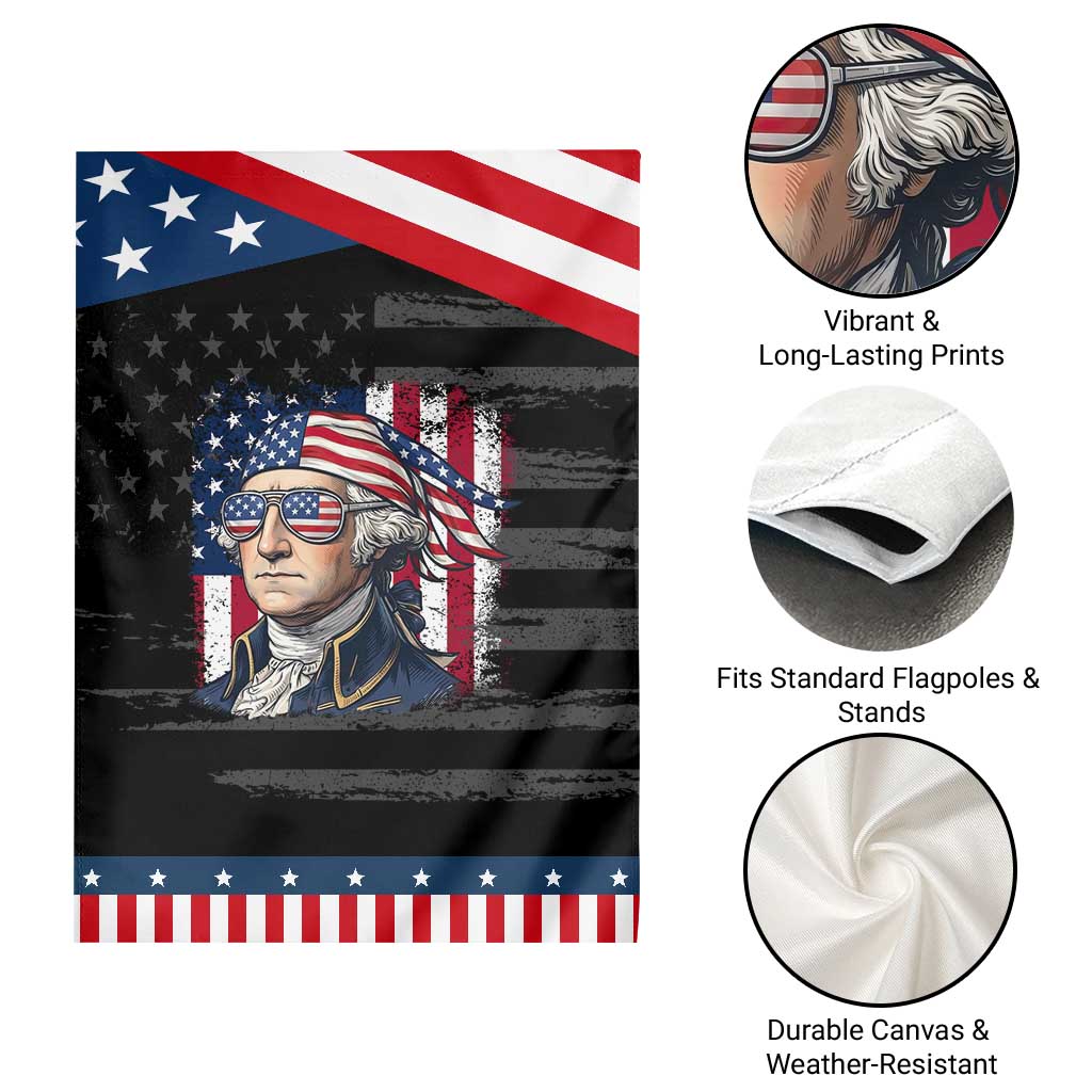 George Washington Patriotic Garden Flag USA 250th Anniversary