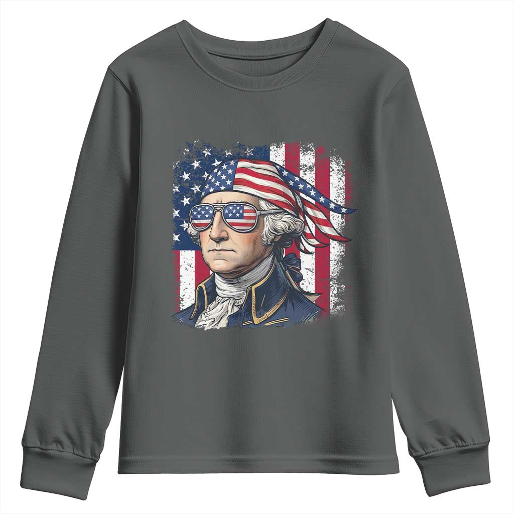 George Washington Patriotic Youth Sweatshirt USA 250th Anniversary