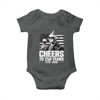Funny George Washington Cheers To 250 Years Baby Onesie
