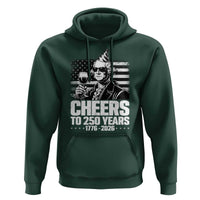 Funny George Washington Cheers To 250 Years Hoodie