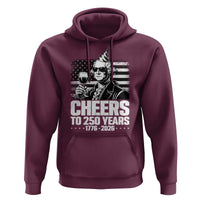 Funny George Washington Cheers To 250 Years Hoodie