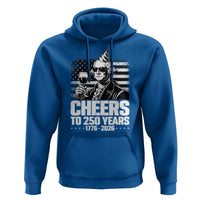 Funny George Washington Cheers To 250 Years Hoodie