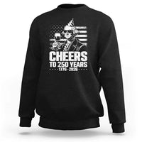 Funny George Washington Cheers To 250 Years Sweatshirt