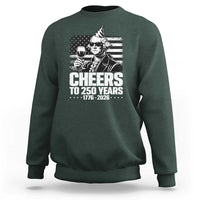 Funny George Washington Cheers To 250 Years Sweatshirt