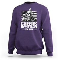 Funny George Washington Cheers To 250 Years Sweatshirt