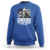 Funny George Washington Cheers To 250 Years Sweatshirt