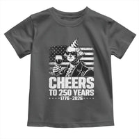 Funny George Washington Cheers To 250 Years Toddler T Shirt
