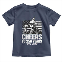 Funny George Washington Cheers To 250 Years Toddler T Shirt