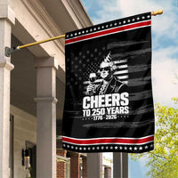 Funny George Washington Cheers To 250 Years Garden Flag