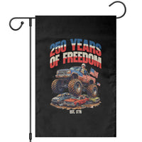 Funny George Washington Monster Truck Garden Flag America 250th Anniversary