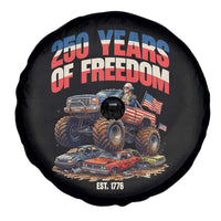 Funny George Washington Monster Truck Spare Tire Cover America 250th Anniversary