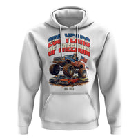 Funny George Washington Monster Truck Hoodie America 250th Anniversary