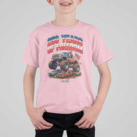 Funny George Washington Monster Truck T Shirt For Kid America 250th Anniversary