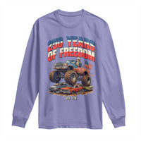 Funny George Washington Monster Truck Long Sleeve Shirt America 250th Anniversary