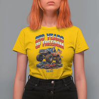 Funny George Washington Monster Truck T Shirt For Women America 250th Anniversary