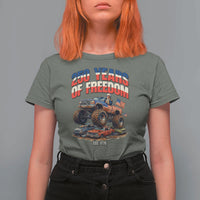 Funny George Washington Monster Truck T Shirt For Women America 250th Anniversary
