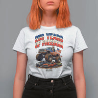 Funny George Washington Monster Truck T Shirt For Women America 250th Anniversary
