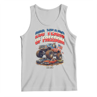 Funny George Washington Monster Truck Tank Top America 250th Anniversary