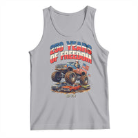 Funny George Washington Monster Truck Tank Top America 250th Anniversary