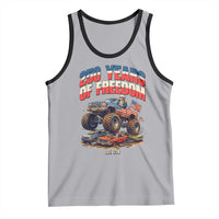 Funny George Washington Monster Truck Tank Top America 250th Anniversary