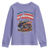 Funny George Washington Monster Truck Youth Sweatshirt America 250th Anniversary