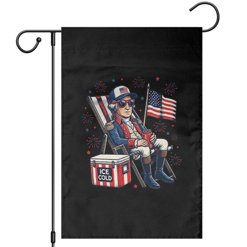 Proud American George Washington Patriotic Garden Flag