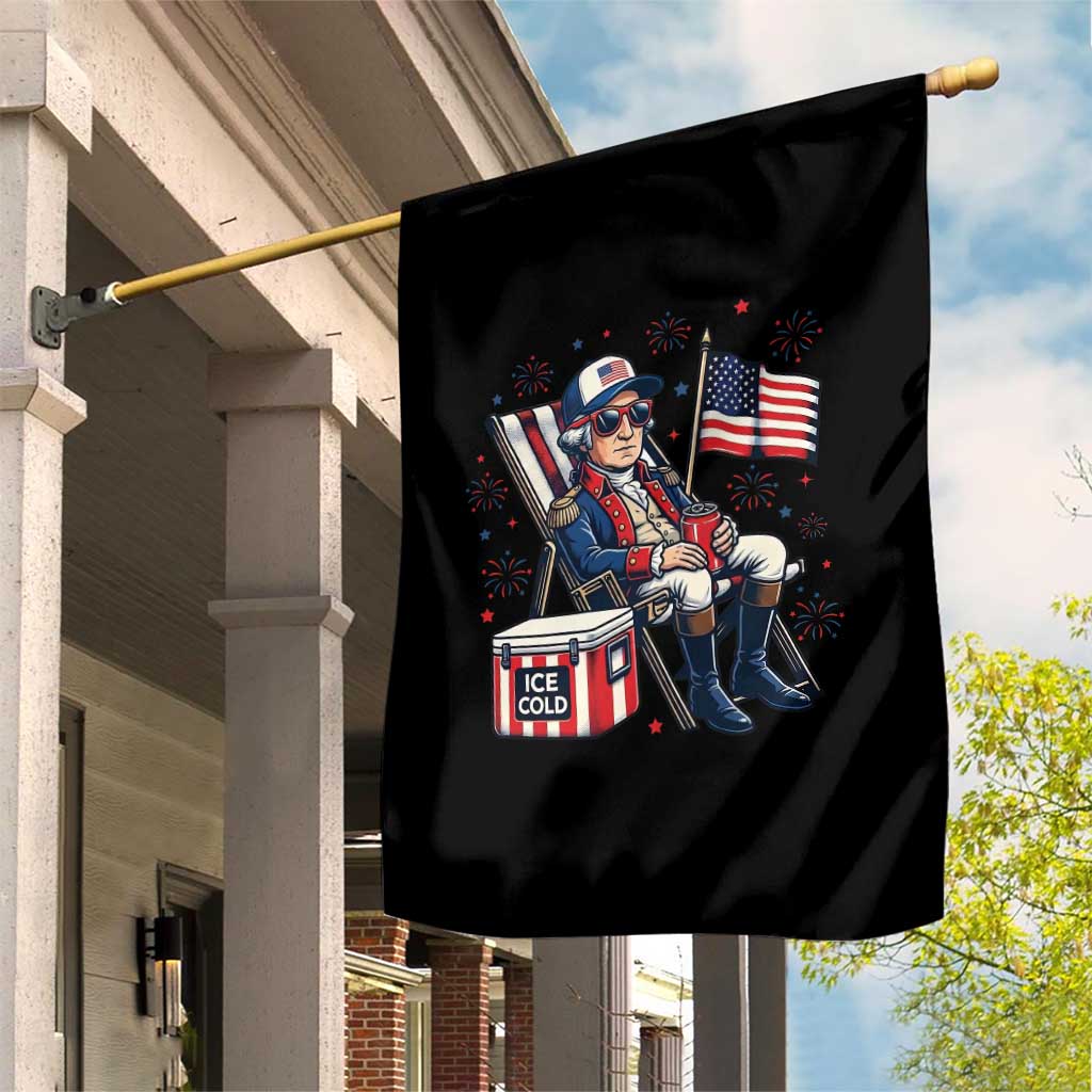 Proud American George Washington Patriotic Garden Flag