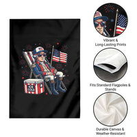 Proud American George Washington Patriotic Garden Flag