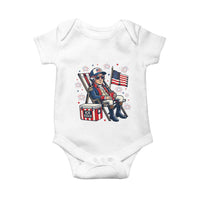 Proud American George Washington Patriotic Baby Onesie