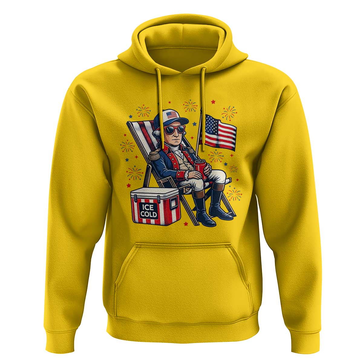 Proud American George Washington Patriotic Hoodie