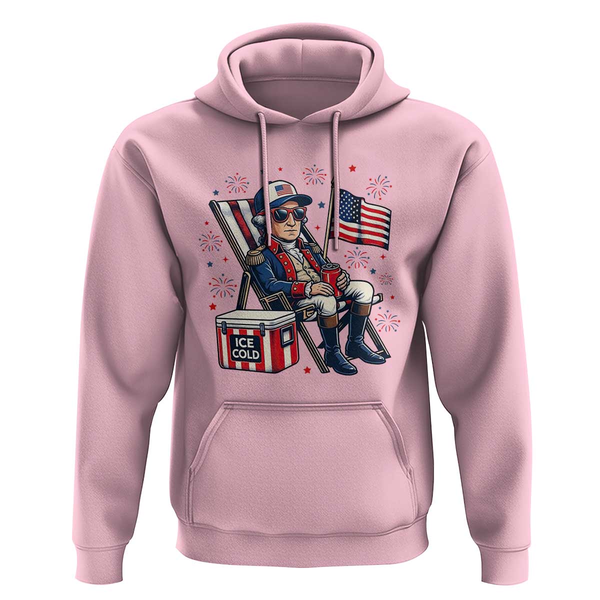 Proud American George Washington Patriotic Hoodie