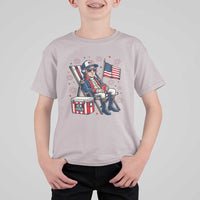 Proud American George Washington Patriotic T Shirt For Kid