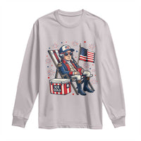 Proud American George Washington Patriotic Long Sleeve Shirt