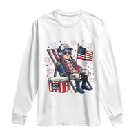 Proud American George Washington Patriotic Long Sleeve Shirt