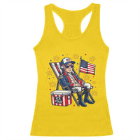 Proud American George Washington Patriotic Racerback Tank Top